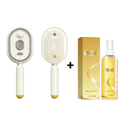 🥳2026 HOT SALE🥳Electric Hairbrush with Spray & Massage