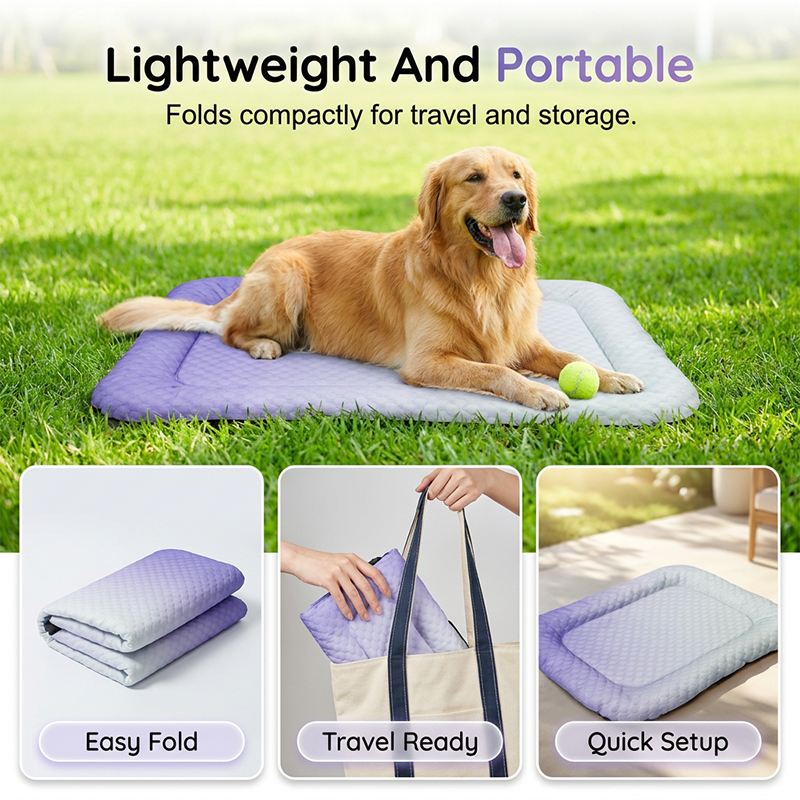 ❄️ The Self-Cooling Pet Mat That Keeps Dogs Cool and Comfortable