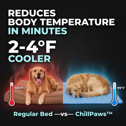 🐾 Instant Cooling Mat for Dogs—No Gel, Water, or Electricity Needed
