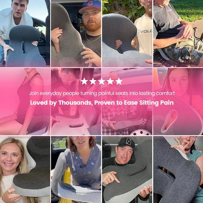 Sit Without the Pressure. Orthopedic Cushion