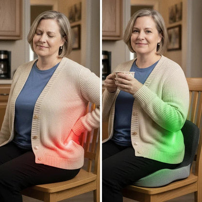 Sit Without the Pressure. Orthopedic Cushion