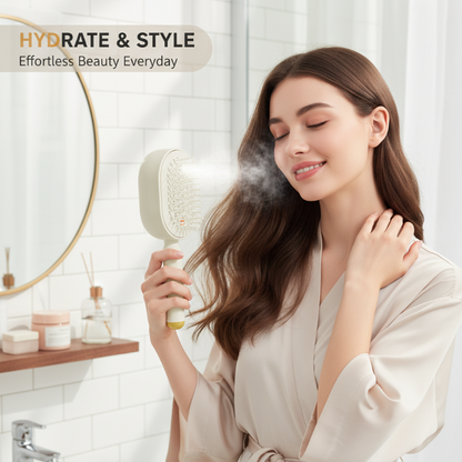 🥳2026 HOT SALE🥳Electric Hairbrush with Spray & Massage
