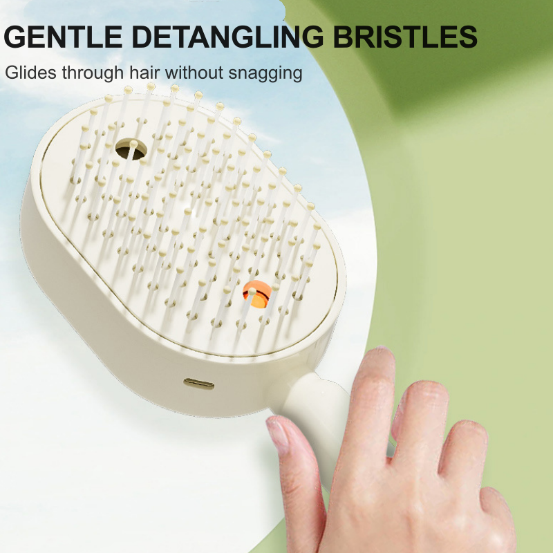 🥳2026 HOT SALE🥳Electric Hairbrush with Spray & Massage
