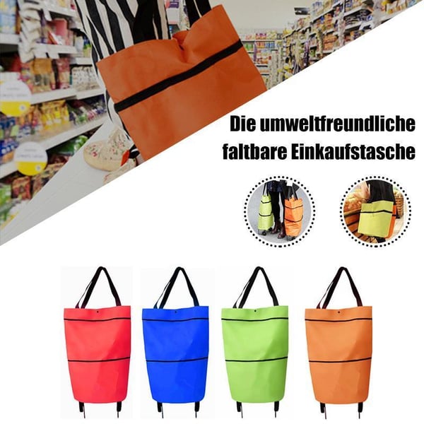 HOT SALE 50% OFF🔥Foldable 2-in-1 Shopping Bag